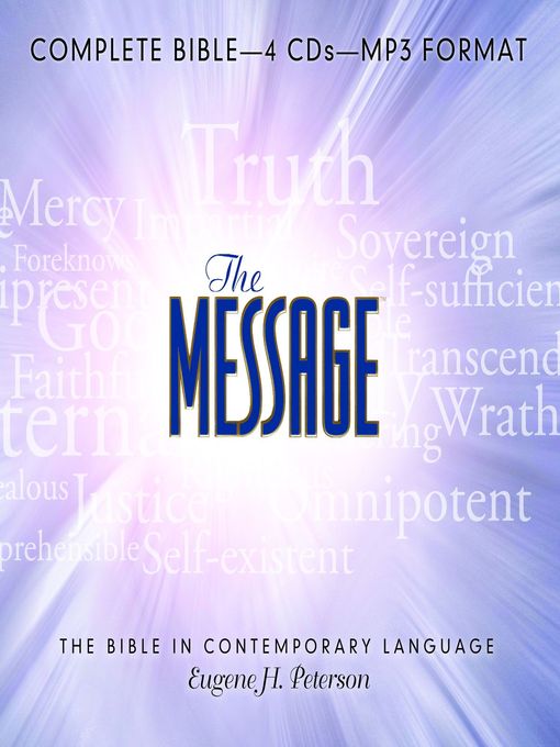 Title details for The Message Bible by Eugene H Peterson - Wait list